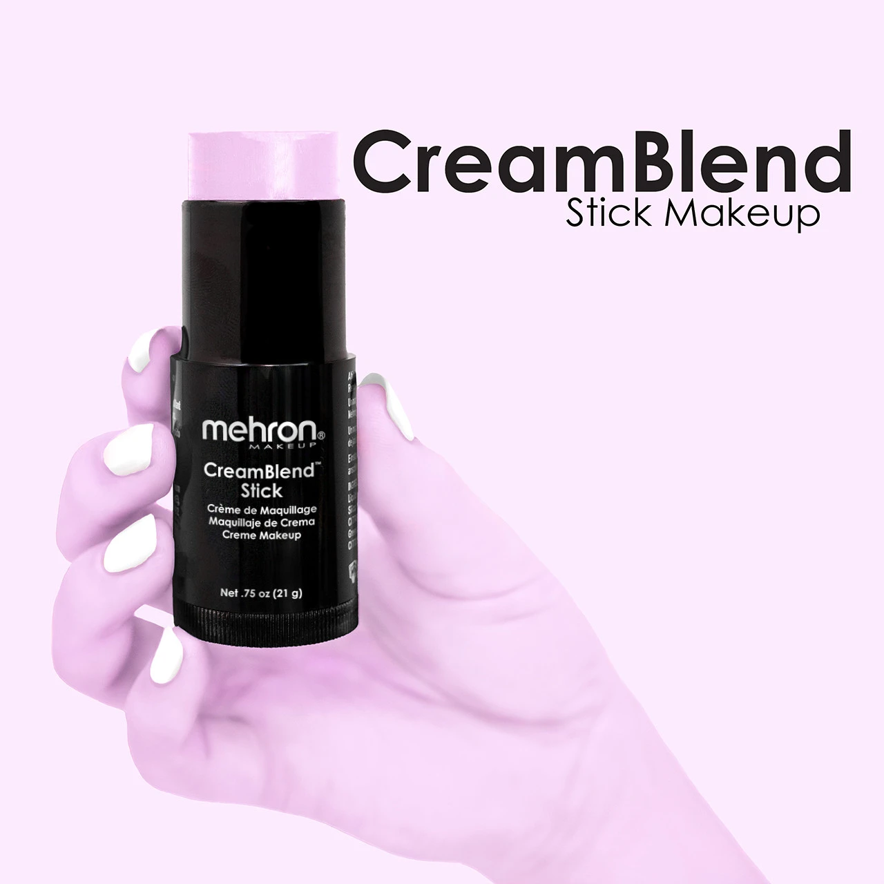 Mehron CreamBlend™ Stick Pastel Purple 2 Mehron CreamBlend™ Stick Pastel Purple - Afbeelding 2