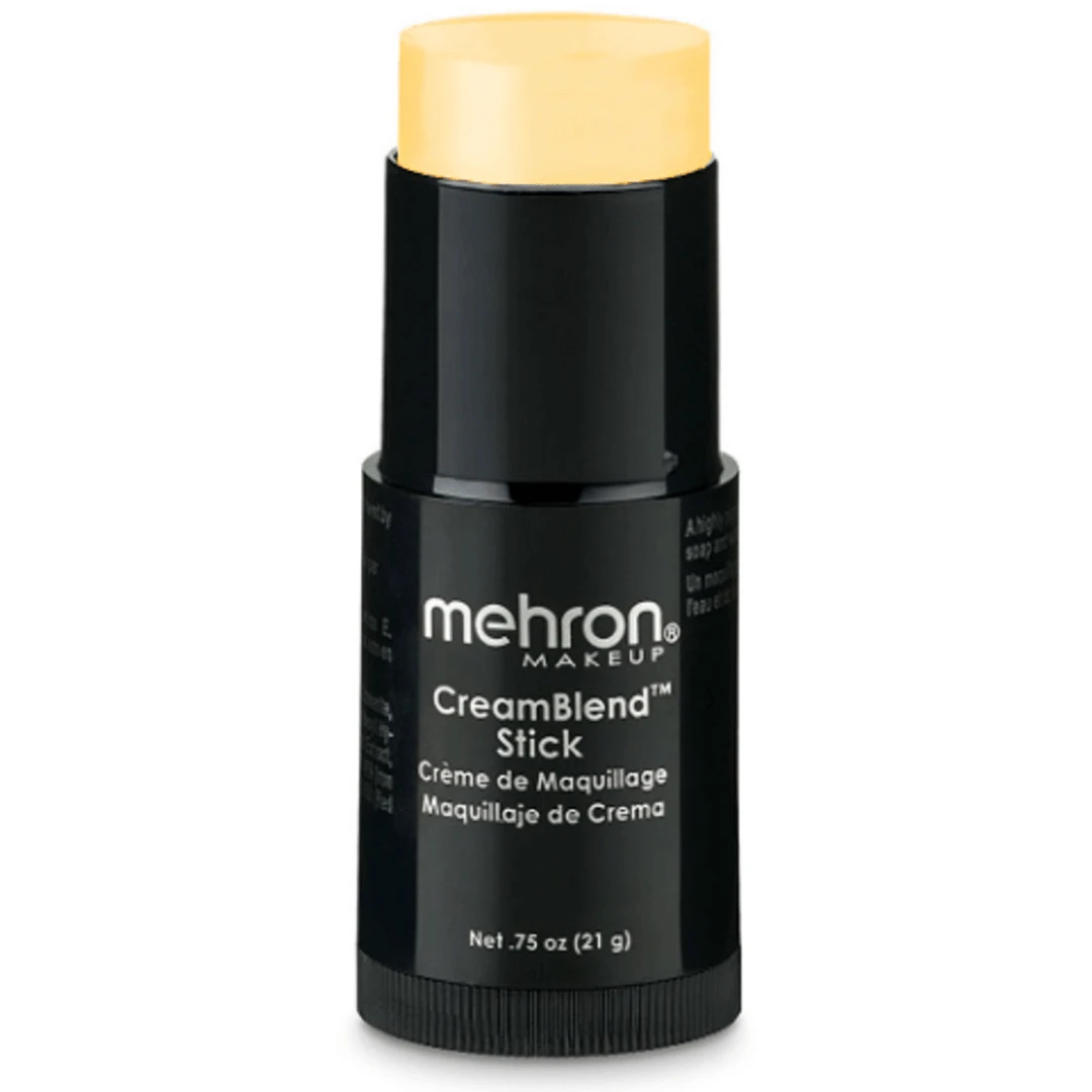 Mehron CreamBlend™ Stick Pastel Yellow 1 Mehron CreamBlend™ Stick Pastel Yellow