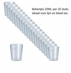 Bekertje 20ml (per 20stuks)