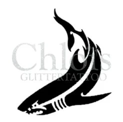 Chloïs Glittertattoo Sjabloon Shark (5 Stuks)