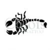 Chloïs Glittertattoo Sjabloon Stinger Scorpion (5 Stuks)