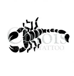 Chloïs Glittertattoo Sjabloon Stinger Scorpion (5 Stuks)
