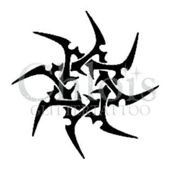 Chloïs Glittertattoo Sjabloon Trible Star (5 Stuks)