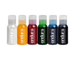 EBA Endura Alcohol-Based Airbrush Primary Pack, 6x30ml