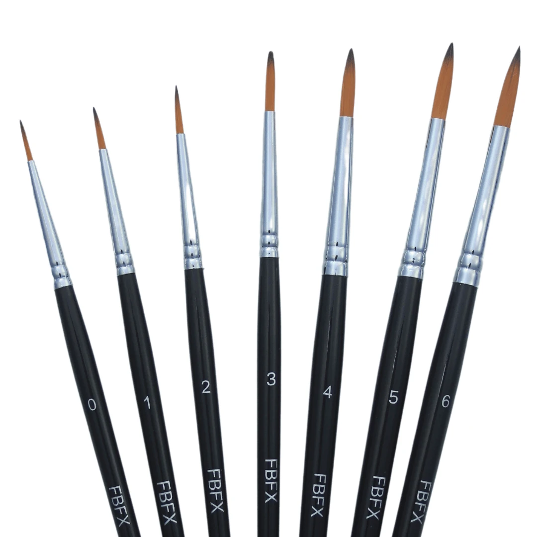 FBFX Ronde Schmink Penselen Set | Linda (compleet) 1 FBFX Ronde Schmink Penselen Set | Linda (compleet)