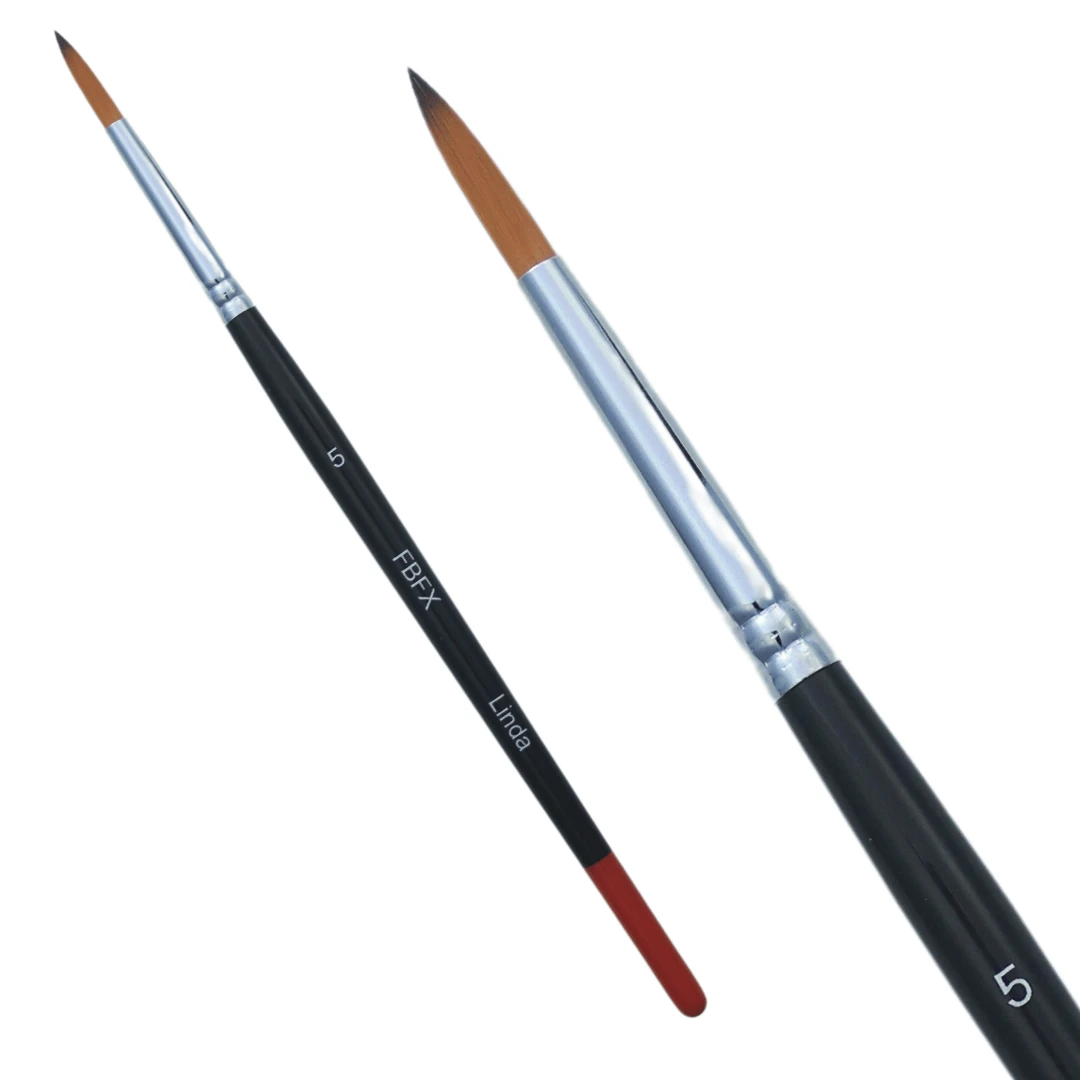 FBFX Ronde Schmink Penselen Set | Linda (compleet) 7 FBFX Ronde Schmink Penselen Set | Linda (compleet) - Afbeelding 7