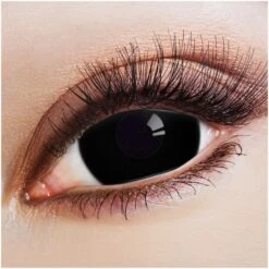 Mini Sclera Black Kleurlenzen | Zwarte Kleurlenzen (17mm)