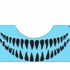ProAiir QuickEZ Scary Teeth Sjabloon