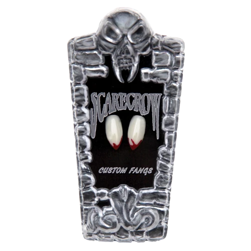 Scarecrow Blood Tip Deluxe Vampire Fangs | Vampiertanden 1 Scarecrow Blood Tip Deluxe Vampire Fangs | Vampiertanden