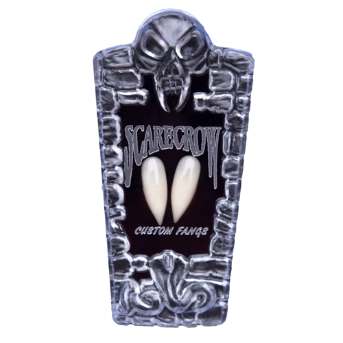 Scarecrow Deluxe Long Vampire Fangs | Vampiertanden 1 Scarecrow Deluxe Long Vampire Fangs | Vampiertanden