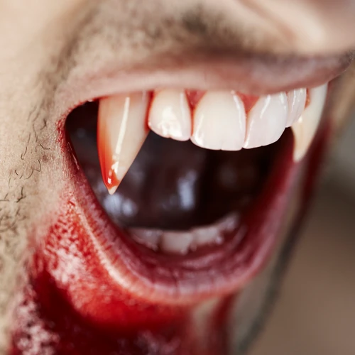 Scarecrow Deluxe Long Vampire Fangs | Vampiertanden 3 Scarecrow Deluxe Long Vampire Fangs | Vampiertanden - Afbeelding 3