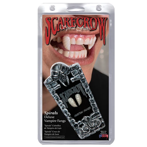 Scarecrow Spirals Deluxe Vampire Fangs | Vampiertanden 2 Scarecrow Spirals Deluxe Vampire Fangs | Vampiertanden - Afbeelding 2