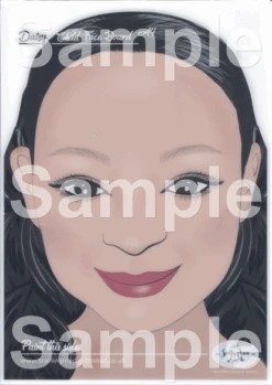 Schmink Oefenbord Daisy Formaat A4