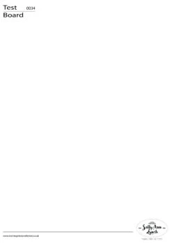 Schmink Oefenbord, Formaat A3