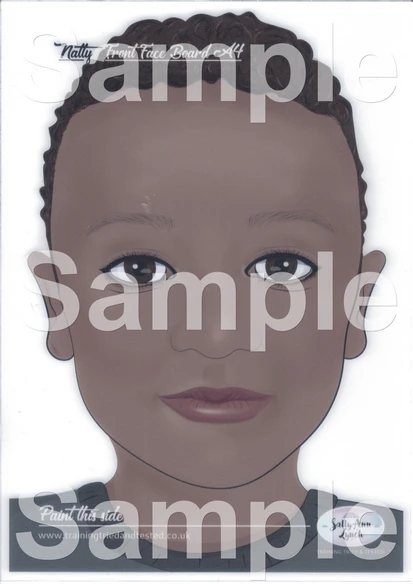 Schmink Oefenbord Natty Formaat A4 1 Schmink Oefenbord Natty Formaat A4