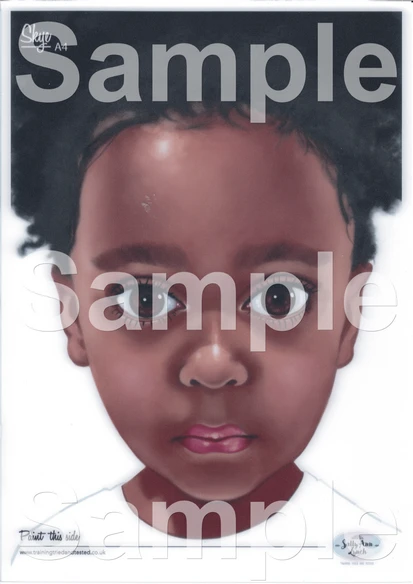 Schmink Oefenbord Skye Formaat A4 1 Schmink Oefenbord Skye Formaat A4