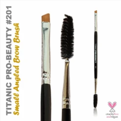 Titanic FX Small Angled Brown Brush 201 | Beauty Penseel