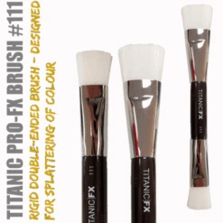 Titanic FX Double Ended Splatter Brush 111 | Special Effects Penseel
