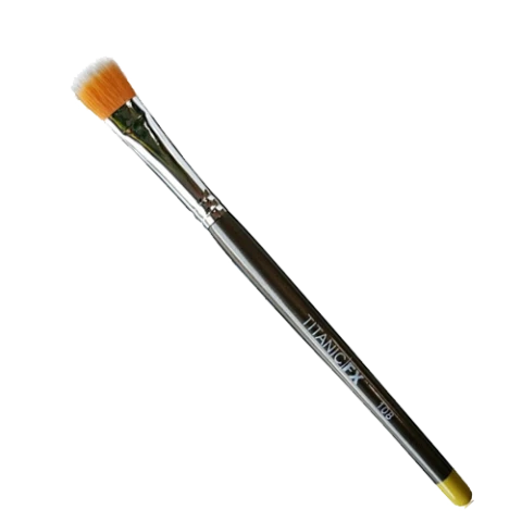 Titanic FX Medium Flat Duo Fiber Stipple Brush 108 | Special Effects Penseel 3 Titanic FX Medium Flat Duo Fiber Stipple Brush 108 | Special Effects Penseel - Afbeelding 3