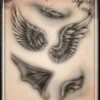 Wiser's Airbrush TattooPro Stencil - Wings