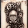 Wiser's Airbrush TattooPro Stencil – Big Ink - Steampunk