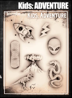 Wiser's Airbrush TattooPro Stencil β KIDS Adventure