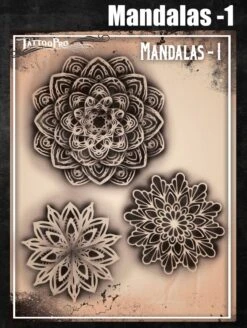 Wiser's Airbrush TattooPro Stencil β Mandala's Nr. 1