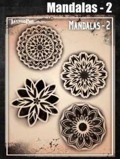 Wiser's Airbrush TattooPro Stencil β Mandala's Nr. 2