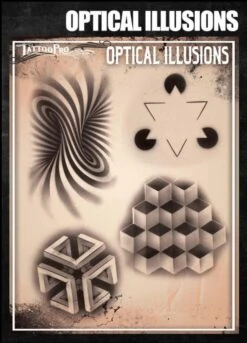 Wiser's Airbrush TattooPro Stencil β Optical Illusions