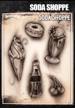Wiser's Airbrush TattooPro Stencil β Soda Shoppe