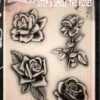 Wiser's Airbrush TattooPro Stencil – Stop Amd Smell The Roses