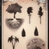 Wiser's Airbrush TattooPro Stencil – Trees
