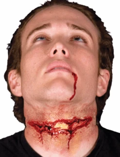 Woochie Latex Appliance Slashed Trachea